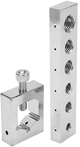 Gabarit de Forage à écrou avec dureté en Acier au Carbone, Fil Précis, Fil de Verrouillage, Perceuse à Boulons, Gabarit de Verrouillage de sécurité Métrique pour de 6mm à 12mm