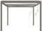 Bioklimatische Pergola Windsor - 3 x 4 m - Taupe