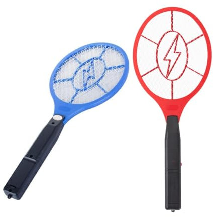 PARENCE.- Lot de 2 Raquettes Electriques Anti Insectes - Piles AA (Non incluses)