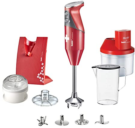 Bamix Swissline Superbox Stavmixer 200 watt D Röd