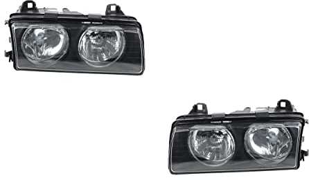 Johns, Juego de faros delanteros para BMW Serie 3 E36 09/94-04/99 FF-/H7, juego izquierdo y derecho