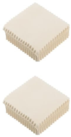 VALICLUD Lot De 2 Chiffons De Nettoyage Pour Bijoux Montres Or Et 50 Pièces