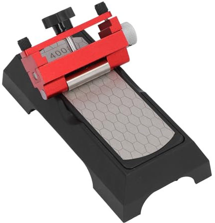 Sharpening Stone with Honing Guides Tool, 400 and 1000 Grit Adjustable Sharpening Angle Chisel Sharpening Kit for Chisels and Plane Irons