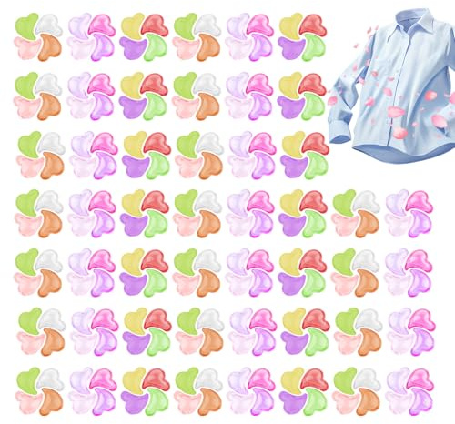 Lot de 50 dosettes de détergent à lessive | Détachant de couleur, anti-odeurs, capsules de savon pour vêtements – Pour la maison, les voyages, le camping, la randonnée, les voyages en voiture, après