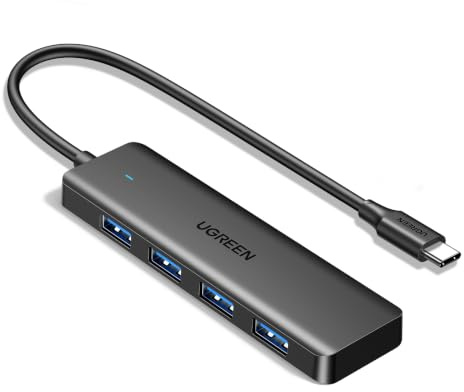 UGREEN Hub USB C con 4 Porte USB 3.0 Sdoppiatore Adattatore Multiporta 15cm