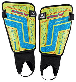 Erima Schienbeinschoner ERGONO AS 2.0, neon gelb/blau, M, 7210701