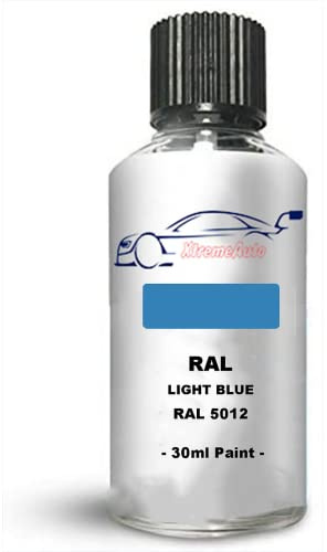 Xtremeauto Touch Up Paint Interior/Exterior RAL 5012 Light blue Satin Finish Interior Scratch Repair: Wall, Cabinets, Trim, Molding, Furniture, Windows, Fascia