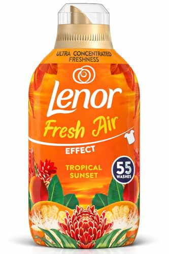 Lenor FRESH AIR EFFECT - Zweifach Konzentriert Weichspüler - TROPICAL SUNSET - 55 Waschgänge