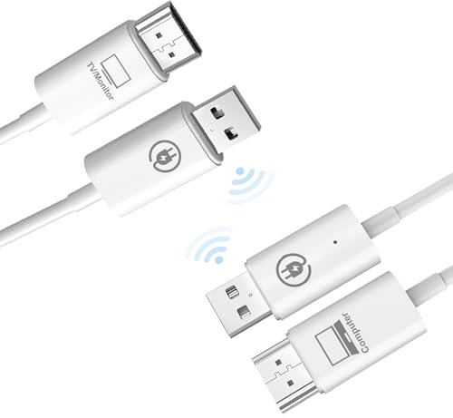 avedio links Wireless HDMI Transmitter and Receiver - 1080P Display Adapter Kit With 131FT Range for Streaming Video/Audio from Laptop, PC to TV/Projector