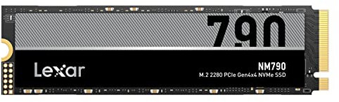 Lexar NM790 2TB SSD, M.2 2280 PCIe Gen4x4 NVMe 1.4 Internal SSD, Up to 7400MB/s Read, Up to 6500MB/s Write, Internal Solid State Drive for PS5, PC, Laptop, Gamers, Professionals (LNM790X002T-RNNNG)