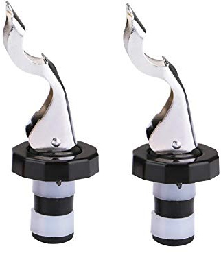 2 tappi riutilizzabili per bottiglie di vino in gomma espandibili sotto vuoto tappo per bottiglie di bevande tappo per bottiglia sigillante per bottiglie a prova di perdite tappo -bianco nero