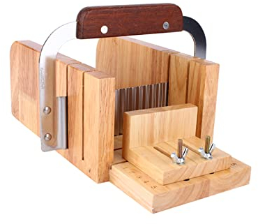 Cortador De Jabón, Cortadores De Moldes De Pan De Jabón Para Hacer Jabón, Rebanador De Pan, Molde Cortador De Pan De Molde De Jabón De Madera Con 1 Juego De Herramientas De Corte De Cepilladora Ondula