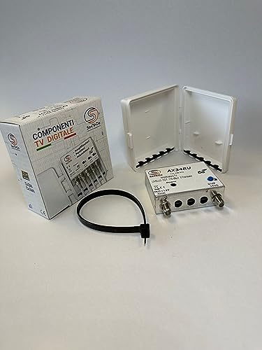 Amplificateur d'antenne TV de poteau 5G 34dB 1OUT, niveau de sortie 110dBµV