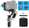Feiyu SCORP Mini 2 [Officiel] Combo,Gimbal Stabilisateur 4 en 1 à 3 Axes,pour Appareil Photo sans Miroir/Action Caméra/Smartphone,avec Mallette de Transport,Tige d'extension,Lumière de Remplissage