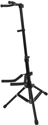 VICASKY Notenständer Schwarz Faltbarer Geigenständer Selbstsichernder Geigenhalter Vertikales Violinenstativ Tragbares Musikinstrumentenregal Aus Hochwertigen Materialien