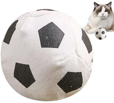 Generisch Juguete interactivo de pelota para gatos | Juguete de cuidado dental para gatos, accesorio para mascotas portátil suave, juego de empleo, actividad de mordedura para animales al aire libre y