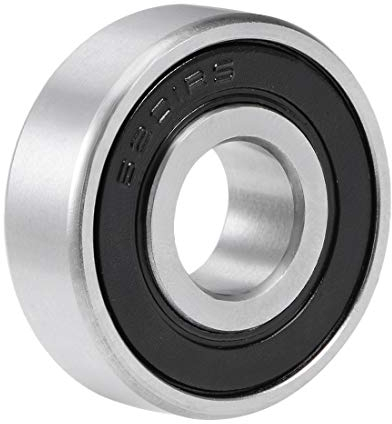 sourcing map 6201-2RS Rillenkugellager Doppelt Abgedichtet Kugellager 12x32x10mm