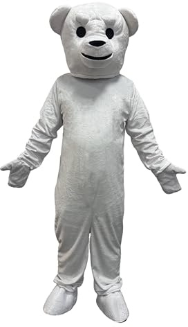 Lormaka Isbjörn maskot kostym björn kostym prestanda cosplay fest fin klänning