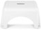 Ondis24 Tritthocker Waschbeckenhocker Step Stool mit bis zu 150 kg belastbar sehr sicherer Stand (Moon White)