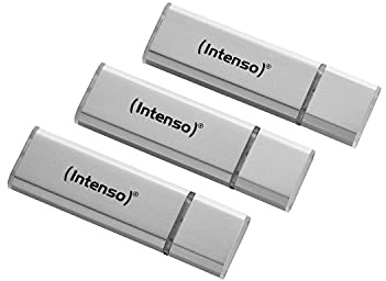 Intenso Alu Line 3x 16GB USB-Stick USB 2.0 silber (Dreierpackung)