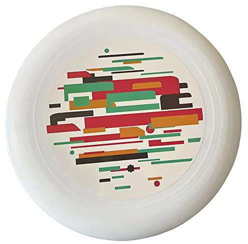 Hsthe Sea 28 cm Ultimate Frisbee 175 g Sport Outdoor Wettkampf Wettkampf Strand Disc Frisbee (Farblinien)