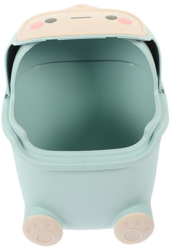 Cabilock Mini Poubelle De Bureau Avec Couvercle En Polypropylène Petite Corbeille À Déchets Pour La Maison