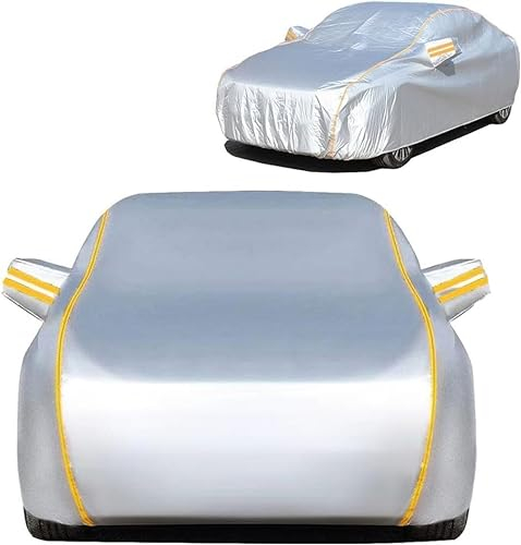 Hagelschutzplane Auto Für Suzuki Swift, Autoabdeckung Outdoor, Autoplane Wasserdicht, Auto Abdeckplane Atmungsaktiv, Autogarage Abdeckung, Hohe Elastizität Und Weichheit (Color : 3, Size : with cott