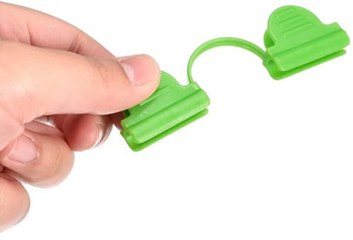 Pinzas de jardín para invernadero, clips de doble cabeza de fibra de vidrio, abrazadera de película de agarre fuerte, soporte de tela de sombra para soporte de plantas, cubierta resistente al viento