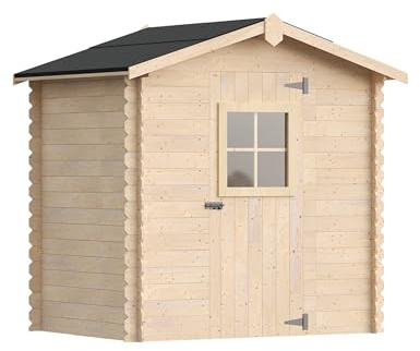 Casetta Da Giardino In Legno Mod. Ibiza 2x1,5 M Casetta In Legno Sp 16mm 3mq, Ideale Per Rimessa Attrezzi, Deposito, Capanno, Box Per Esterno, Made In Italy