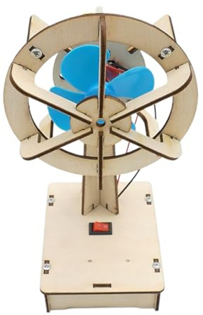Jouet d'expérimentation pour – Expérience de ventilateur Osci électrique, jouets éducatif d'apprentissage de la physique, jouet en bois avec entraînement logique | Garçons Filles d’âge