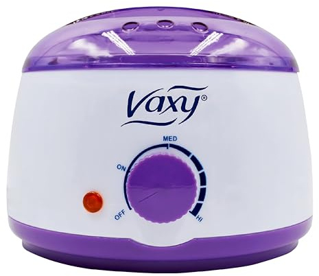 Professional Wax Heater/Vaxy Warmer with Handle Pot 500ml for Paraffin, Soft & Crème Wax, Salon Quality Hair Removal, Depilatory Waxing Melter, with Adjustable Temperature