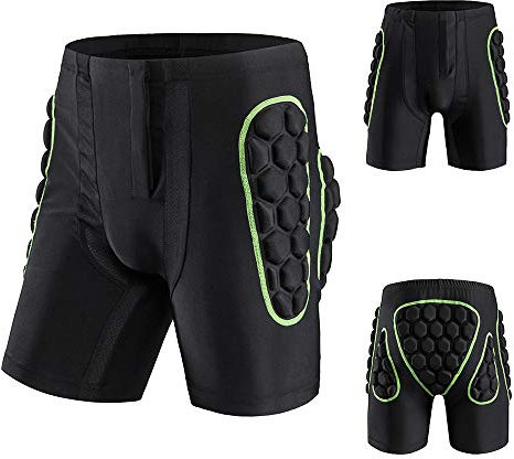 Lixada Mujer de Cadera Protección a Tope Acolchado Shorts Armadura Cadera Protección Shorts Pad para Snowboard Patinaje Esquí Equitación