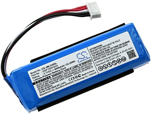 Akku passend für Lautsprecher JBL Charge 3 (Polung beachten, 3,7V, Li-Polymer