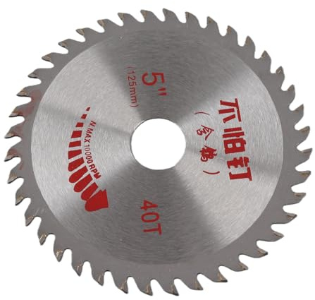 Lame de Scie Circulaire Disques de Coupe en Bois 40T 125mm en Carbure 125 x 22,23 mm