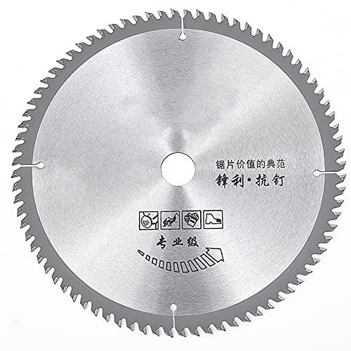 Hoja sierra circular Cuchillas circulares TCT Hojas de sierra de acero aleado para cortes de madera metal y plástico 300 mm x 30 mm x 60/80/100/120 Dientes Hoja de sierra circular,300 * 30 * 80t