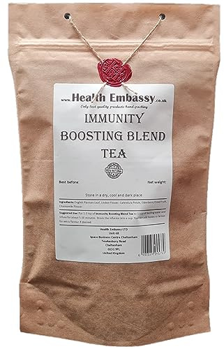 Health Embassy Immunity Boosting Blend Tea 75g | Support Your Body Immune System | Caffeine-Free