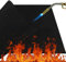 WINKIO Feuerfeste Unterlage, Hitzebeständig Hitzeschutzmatte 50x50cm, 5mm Stark Carbonfilz Feuerschutzmatte mit Aufbewahrungstasche, Feuerfeste Matte für BBQ Grills,Camping,Schweißen,Kamin,Rasen