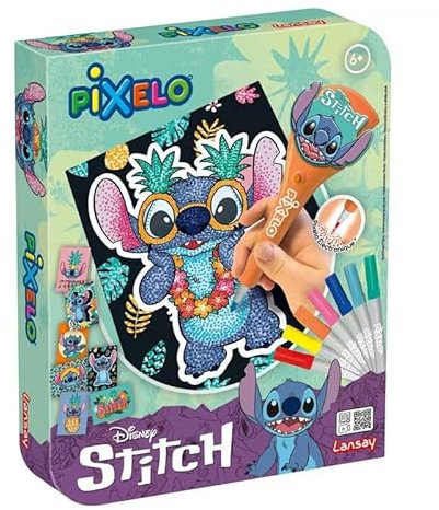 LANSAY- Stitch Jouet, Multicolor, One Size (20281)