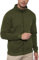 Cooleep Sweatshirt Herren mit Reissverschluss Zipper Hoodie Sweatjacke ohne Kapuze Langarm Hoody mit Taschen für Männer Grün L