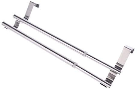 Porte-serviettes extensible à suspendre sur une porte pour salle de bain, cuisine, hôtel, cabine