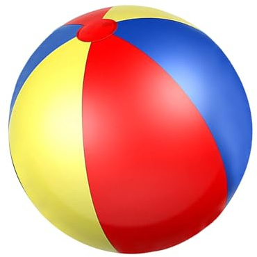 Hangsu Pelota de agua grande y colorida para deportes al aire libre, playa, para natación, carnaval, evento, al aire libre