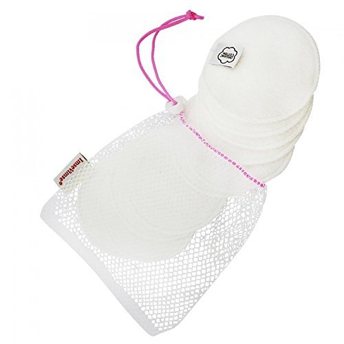 ImseVimse waschbare Abschminkpads 10 Stück Cleansingpads (Weiß)