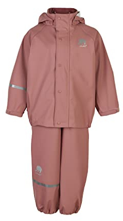 Celavi Unisex 2-delad regndräkt i många färger regnset, Burlwood, 120, Burlwood, 120