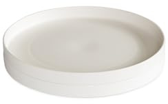 Nordic Ware 8-Inch Lunch Plate, Set of 2, White, Microwave Safe Polypropylene