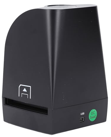 Negatives Film and Slide Digitizer, 8MP USB Digital Film Scanner for 35mm 135mm Color Negative Films Black White Slides, Photo Negative Converter to Digital