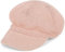 styleBREAKER Damen Papierstroh Ballonmütze Einfarbig, Schirmmütze, Sonnenhut, Bakerboy Schiebermütze, Newsboy Cap 04023096, Farbe:Altrose
