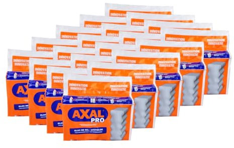 Axal Pro Block 20x4x2,5kg Regeneriersalz Salztabletten Wasserenthärtung Tablettensalz