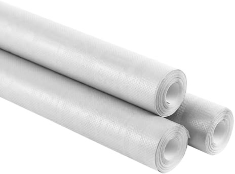 Tovaglia di Carta Rotolo Impermeabile in Tessuto Damascato, Resistente allo Strappo, Usa e Getta Monouso, Previene le Macchie (Generico, Bianco, 7 metri (1 rotolo))