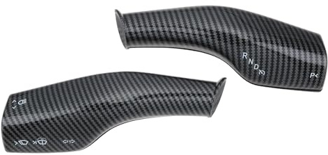 The Lord of the Tools 1 Pair Car Gear Shift Lever Cover Column Shift Knob Protection Cover Compatible with Tesla Model 3 Y