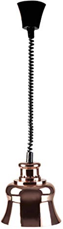 Lacor 69367 - Infraröd lampa med 275 W förlängbar kabel, koppar, 23 x 23 x 35 cm